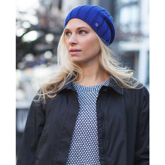 RARE Lululemon Merino Wool Hat Beanie Purple Blue NWOT - Picture 5 of 11